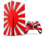 WraptorSkinz Skin Wrap compatible with the 2020 XBOX Series X Console and Controller Rising Sun Japanese Flag Red (XBOX NOT INCLUDED)