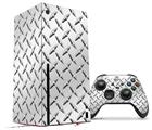 WraptorSkinz Skin Wrap compatible with the 2020 XBOX Series X Console and Controller Diamond Plate Metal (XBOX NOT INCLUDED)
