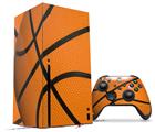 WraptorSkinz Skin Wrap compatible with the 2020 XBOX Series X Console and Controller Basketball (XBOX NOT INCLUDED)