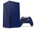 WraptorSkinz Skin Wrap compatible with the 2020 XBOX Series X Console and Controller Solids Collection Navy Blue (XBOX NOT INCLUDED)