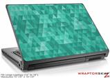 Large Laptop Skin Triangle Mosaic Seafoam Green