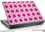 Large Laptop Skin Boxed Fushia Hot Pink