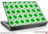 Large Laptop Skin Boxed Green