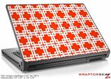 Large Laptop Skin Boxed Red