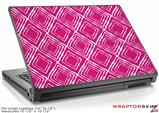Large Laptop Skin Wavey Fushia Hot Pink