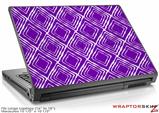Large Laptop Skin Wavey Purple