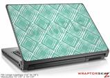 Large Laptop Skin Wavey Seafoam Green