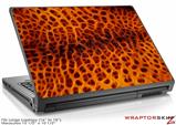 Large Laptop Skin Fractal Fur Cheetah