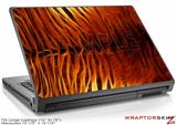 Large Laptop Skin Fractal Fur Tiger