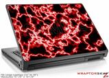 Large Laptop Skin Electrify Red