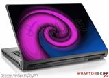 Large Laptop Skin Alecias Swirl 01 Purple