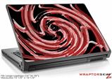Large Laptop Skin Alecias Swirl 02 Red