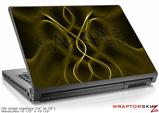 Large Laptop Skin Abstract 01 Yellow