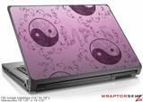Large Laptop Skin Feminine Yin Yang Purple