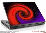 Medium Laptop Skin Alecias Swirl 01 Red