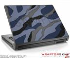 Small Laptop Skin Camouflage Blue