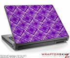 Small Laptop Skin Wavey Purple
