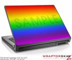 Small Laptop Skin Smooth Fades Rainbow