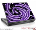 Small Laptop Skin Alecias Swirl 02 Purple