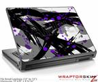Small Laptop Skin Abstract 02 Purple