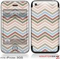 iPhone 3GS Decal Style Skin - Zig Zag Colors 03