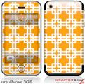 iPhone 3GS Decal Style Skin - Boxed Orange