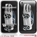 iPhone 3GS Decal Style Skin - 2010 Camaro RS White