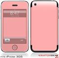 iPhone 3GS Decal Style Skin - Solids Collection Pink