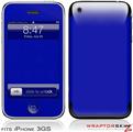 iPhone 3GS Decal Style Skin - Solids Collection Royal Blue