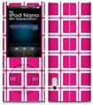 iPod Nano 5G Skin Squared Fushia Hot Pink