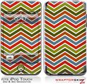 iPod Touch 2G & 3G Skin Kit Zig Zag Colors 01