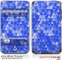 iPod Touch 2G & 3G Skin Kit Triangle Mosaic Blue