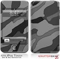 iPod Touch 2G & 3G Skin Kit Camouflage Gray