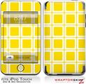 iPod Touch 2G & 3G Skin Kit Squared Yellow