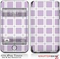 iPod Touch 2G & 3G Skin Kit Squared Lavender