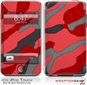 iPod Touch 2G & 3G Skin Kit Camouflage Red