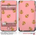 iPod Touch 2G & 3G Skin Kit Anchors Away Pink