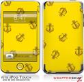 iPod Touch 2G & 3G Skin Kit Anchors Away Yellow