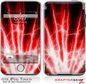 iPod Touch 2G & 3G Skin Kit Lightning Red