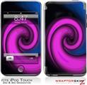 iPod Touch 2G & 3G Skin Kit Alecias Swirl 01 Purple