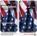 iPod Touch 2G & 3G Skin Kit Ole Glory USA Flag