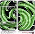 iPod Touch 2G & 3G Skin Kit Alecias Swirl 02 Green