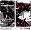 iPod Touch 2G & 3G Skin Kit Abstract 02 Red