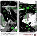 iPod Touch 2G & 3G Skin Kit Abstract 02 Green