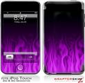 iPod Touch 2G & 3G Skin Kit Fire Purple