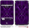 iPod Touch 2G & 3G Skin Kit Abstract 01 Purple