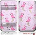 iPod Touch 2G & 3G Skin Kit Flamingos on Pink