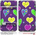 iPod Touch 2G & 3G Skin Kit Crazy Hearts