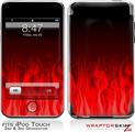 iPod Touch 2G & 3G Skin Kit Fire Red