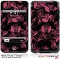 iPod Touch 2G & 3G Skin Kit Skulls Confetti Pink